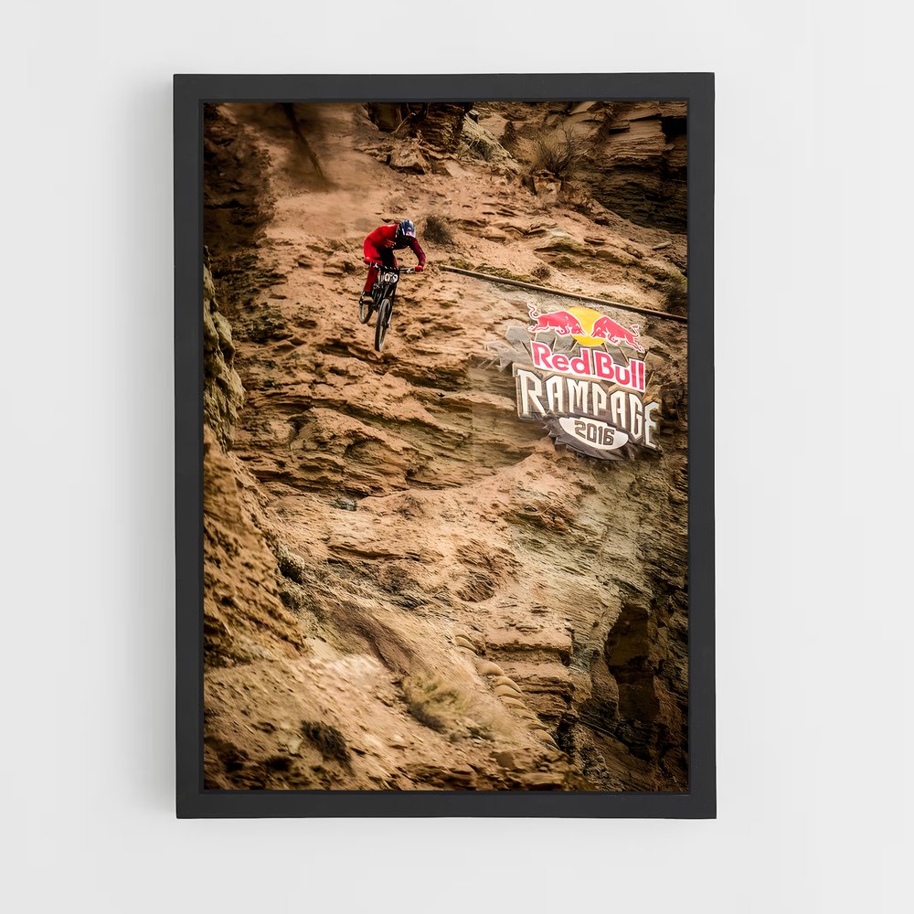 Poster La Descente Épique – affiche Cyclisme (vue 2)